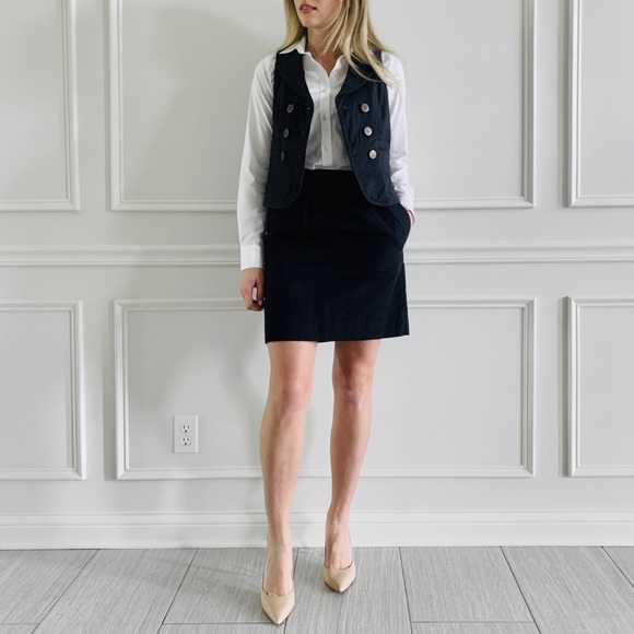 Heritage 1981 Jackets & Blazers - {Heritage 1981} Navy Button Vest